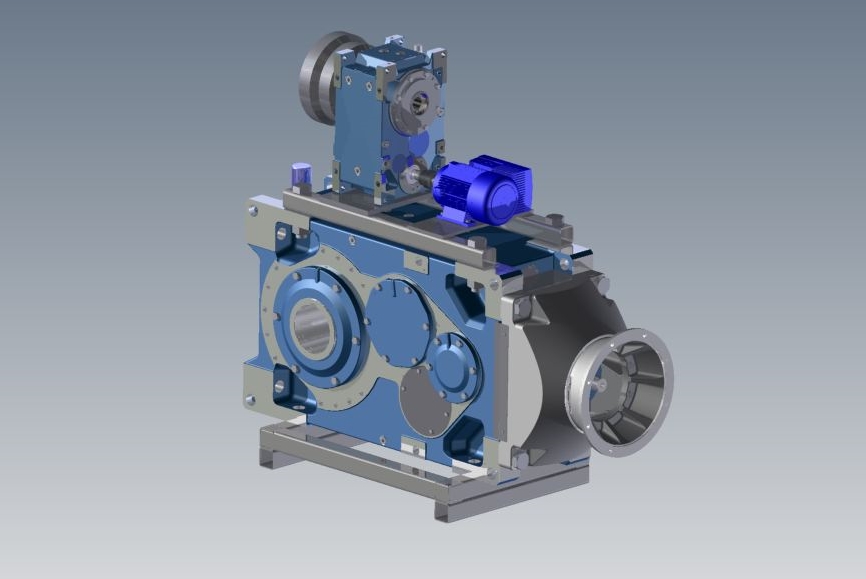 Redutores Industriais com flanges extrusoras